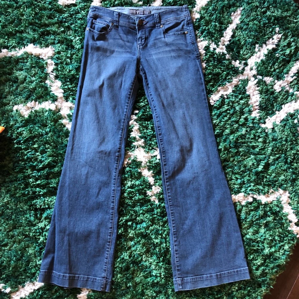 Anthropologie Level 99 wide leg trouser denim jean